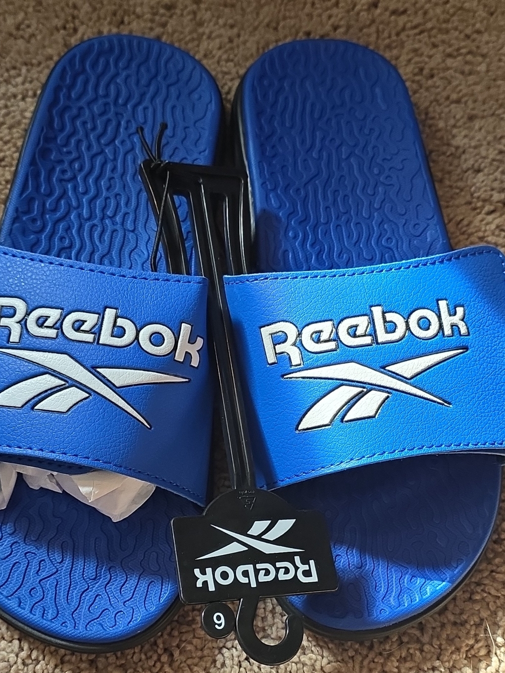 Reebok Royal Blue Slide Sandals